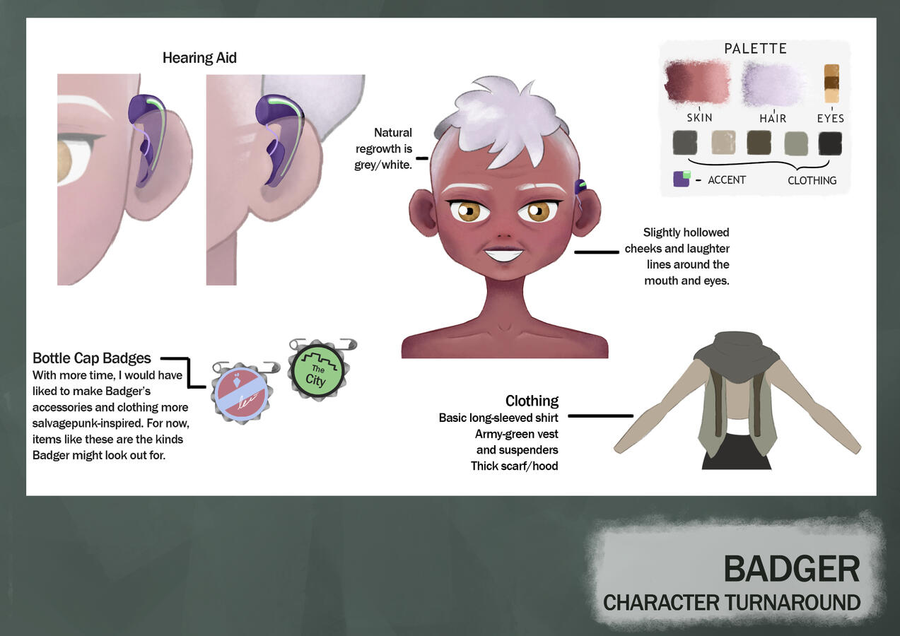 Callout sheet for Badger